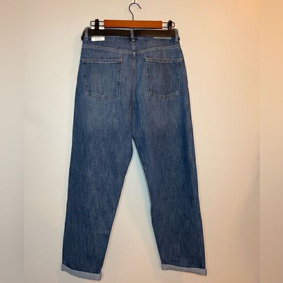 Zara Z1975 selvedge belted relaxed fit jeans size 4 - Picture 4 of 9